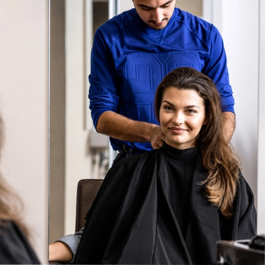Лесна употреба във фризьорски салон и barbershop