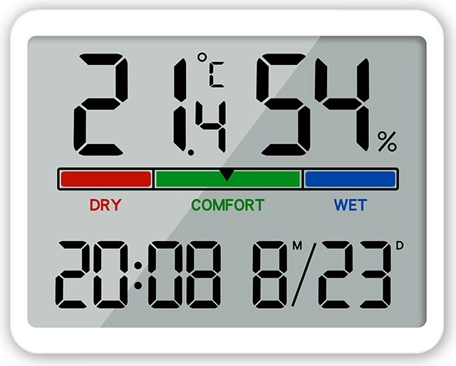 RENEW FORCE Indoor Weather Station, White
