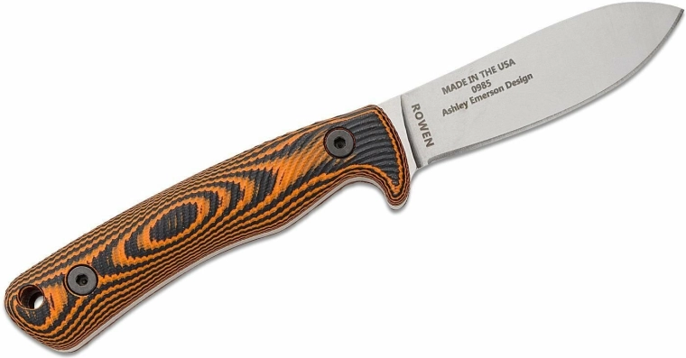 Premium CPM S35VN blade with stonewash finish