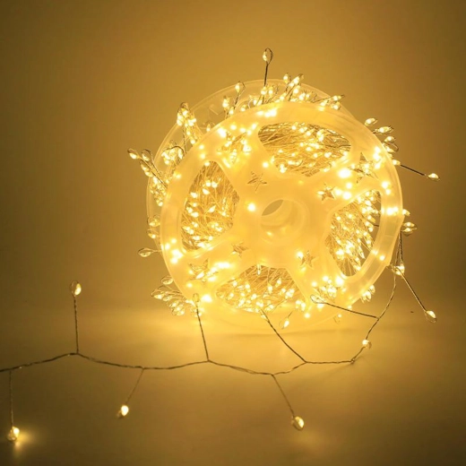 Christmas wire string lights with 100 LED bulbs, 3 m - 1 piece