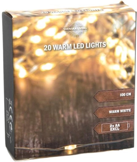 Light chain with 20 LEDs, 100 cm
