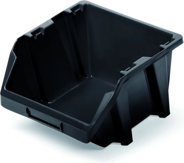 Пластова кутия за съхранение Bineer Short 92 × 77 × 60 мм, черна