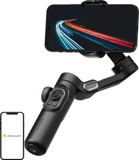 AOCHUAN Smart XE 3-осен стабилизатор за смартфон черен