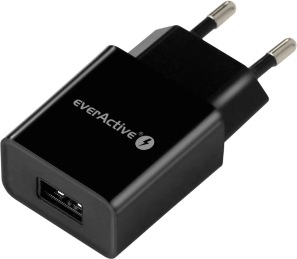 Мрежово зарядно 1× USB, 1 A, 5 W EVERACTIVE