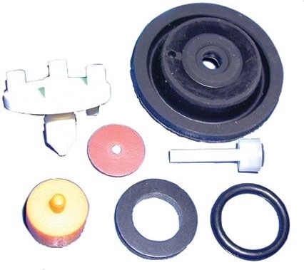 Seals for WC fill valve T2442, rubber/PH (7 pcs) + nozzle and safety valve