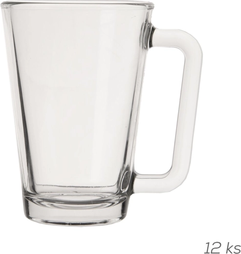 Clear glass mug Los Angeles 0.28 L (12 pcs)