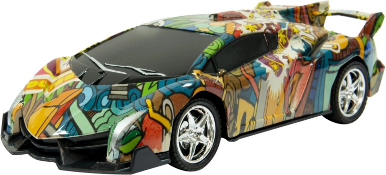 Remote-controlled sports car graffiti - 1 piece