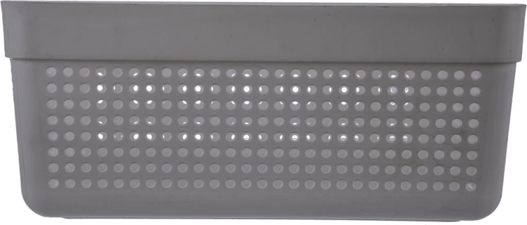 Compact rectangular shape for shelves and cabinets