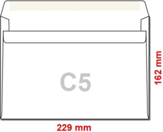 Самозалепващи се пощенски пликове C5 50 бр.