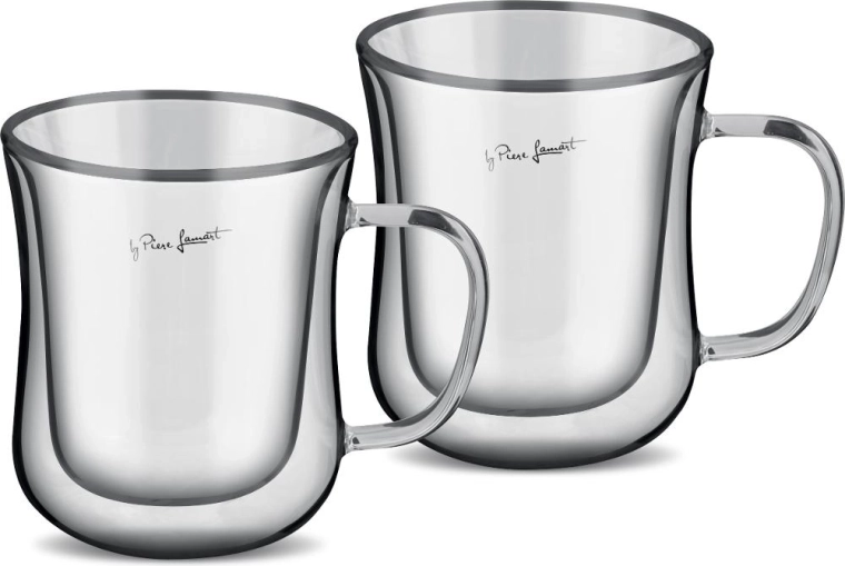 Lamart Café double-wall thermal glasses set 220 ml, 2 pcs