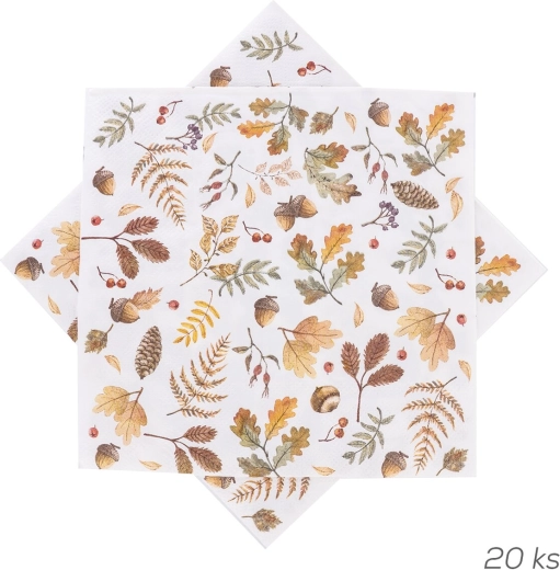Хартиени салфетки Есен 33 × 33 см (20 бр.)