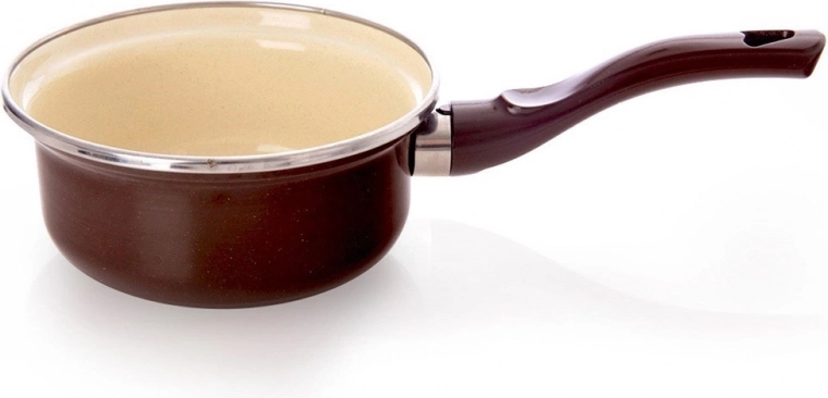 Enamelled saucepan BROWN 14 cm, 620 ml