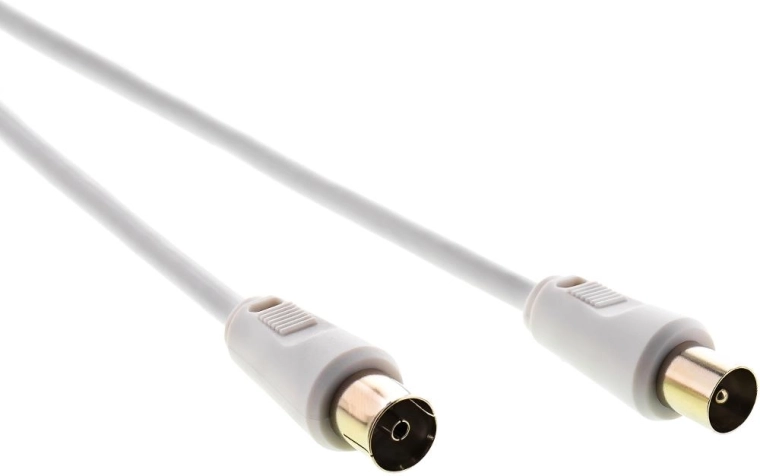 SENCOR fully shielded antenna coaxial cable IEC plug–socket 15 m