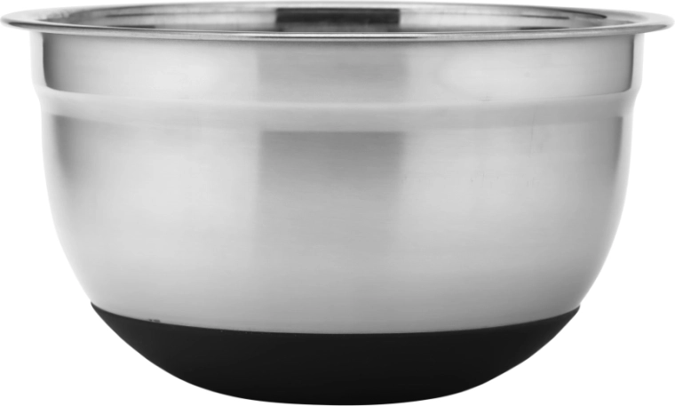 AltomDesign stainless steel kitchen bowl with non-slip silicone base, 20 cm