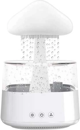 Falling rain effect and humidification adjustment