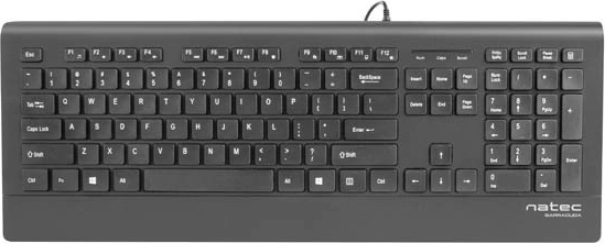 Клавиатура Natec Barracuda Slim черна USB