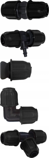 Complete set of fittings and connectors