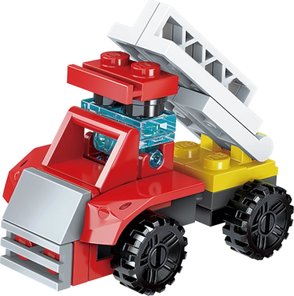 Qman Squros Extreme Changeable 3-in-1 Auto Flame with Ladder Building Set