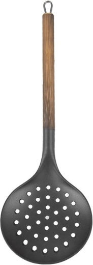 Thermoplastic skimmer with wooden look 35 cm