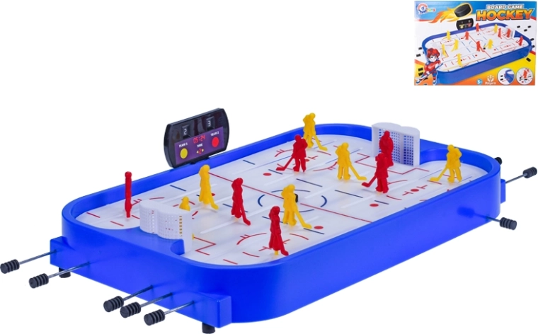 Tabletop hockey game with rods and score counter 53 × 37.5 cm