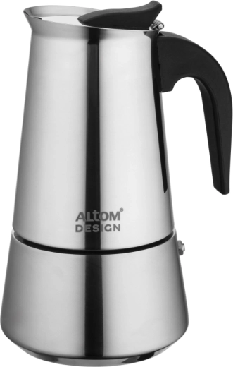 Altom Design stainless steel moka pot 300 ml for 6 cups