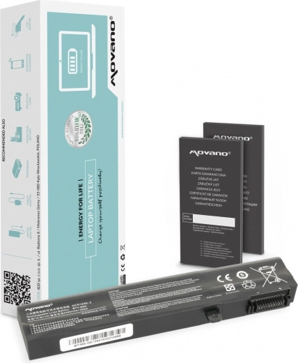 Movano BTY-M6H Battery for MSI CX62, GE62, GE72, GL72 and PE70 Laptops, 4400 mAh (48 Wh)