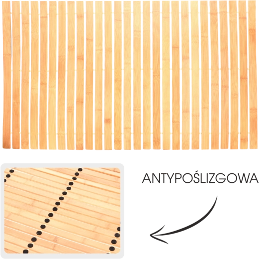 Bamboo bathroom mat Haiti 50 × 80 cm