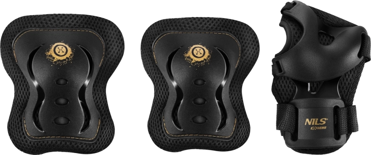 Комплект протектори NILS Extreme H320 Fly – Златисто