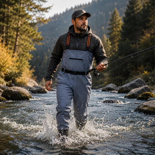 Waterproof protection when wading