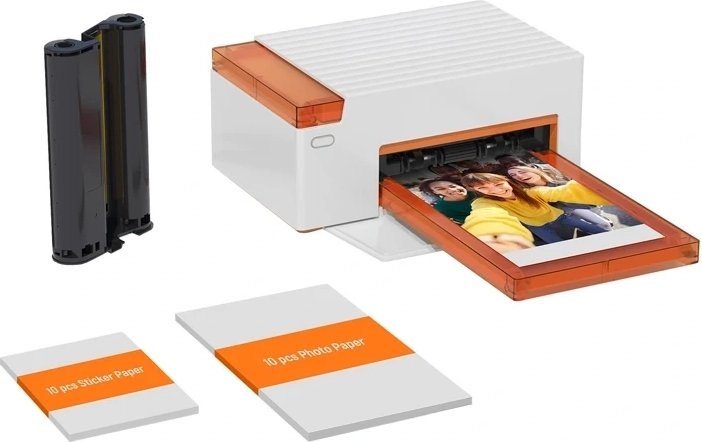 Liene Amber M110 4 × 6 inch photo printer with a set of 10 photos and 10 stickers
