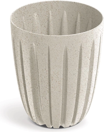 Wario Eco Wood planter white
