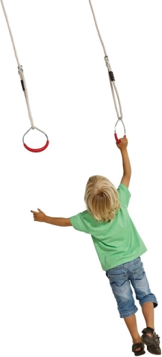 Sturdy metal rings for safe swinging