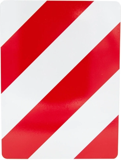 Рефлексна предупредителна табела 30 × 40 см, дясна, алуминиева