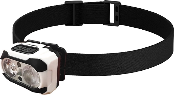 SUPERFIRE HE10 Headlamp with USB‑C, 550 lm, Dual LED and Red Light