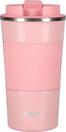 Pink thermal mug NILS Camp 510 ml