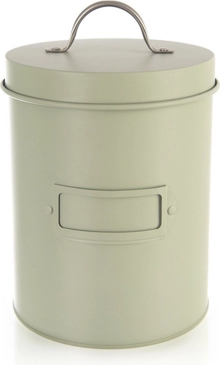 Metal storage canister GREENISH 2.2 l, green