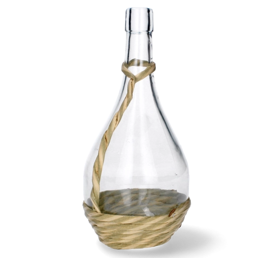 Fiasco Glass Demijohn 2 L with Straw Basket