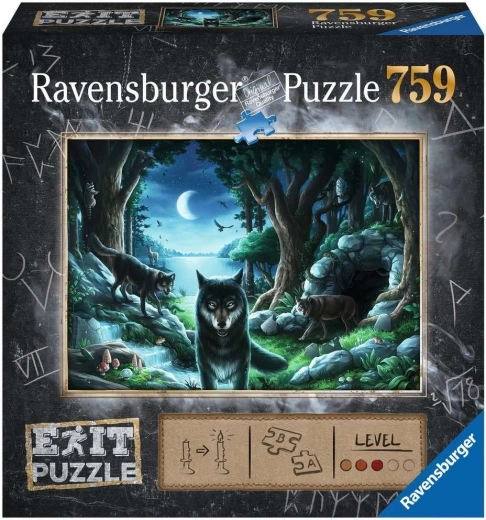 Ravensburger EXIT пъзел за бягство Вълк 759 части