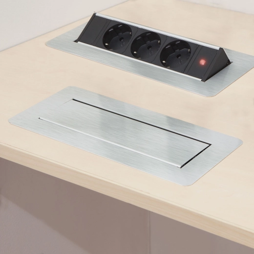 Elegantly concealed in the worktop