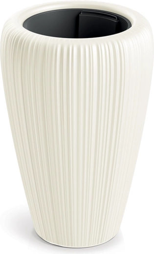 OROBO Flower Pot white chocolate 39.5 cm