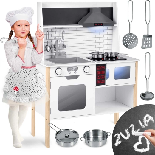 Дървена интерактивна детска кухня RICOKIDS RC-846