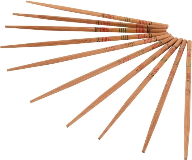 Bamboo sushi chopsticks 22.5 cm, 10 pcs