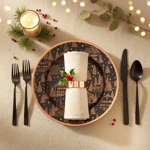 A stylish foundation for a complete place setting