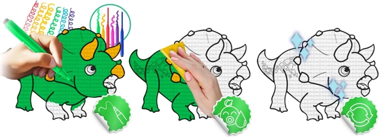 Draw, wipe, and repeat – endless fun without the mess