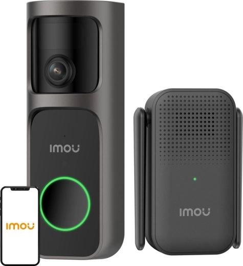 Безжичен видеодомофон Imou Doorbell 3 Kit (с приемник)