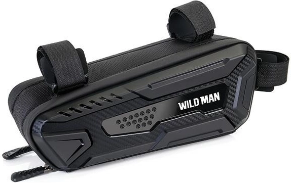 Wildman велосипедна чанта за рамка с държач за телефон M40, черна