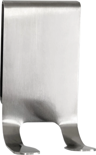Stainless Steel Shower Door Hook, Silver, 8 × 4.5 × 1.5 cm