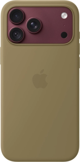 Silicone Case with MagSafe for iPhone 18 Pro Max – Olive