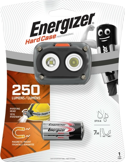 Energizer magnetic headlamp Hard Case Pro, 250 lm, IPX4