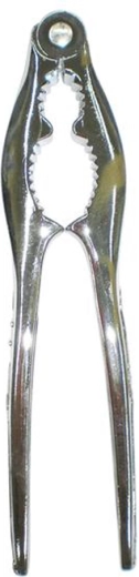 All-metal steel nutcracker, 15.5 cm